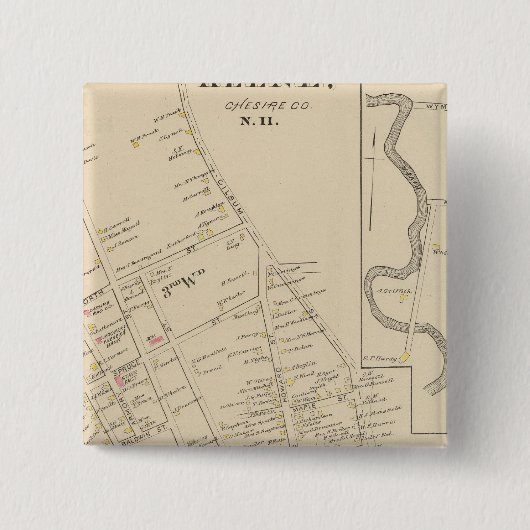 Keene, Ward 3, 5 Button (Vorderseite)