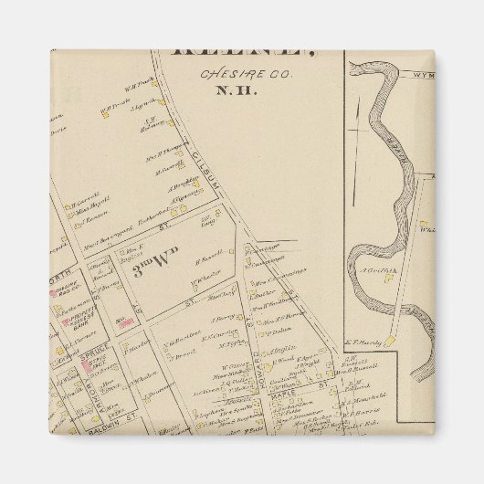 Keene, Ward 3, 5 Magnet (Vorne)