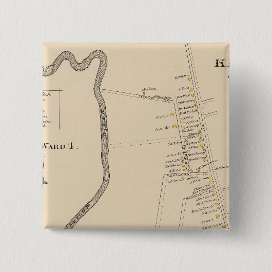 Keene, Ward 4 Button (Vorderseite)