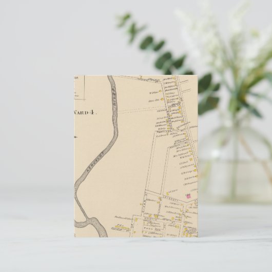 Keene, Ward 4 Postkarte (Stehend Vorderseite)