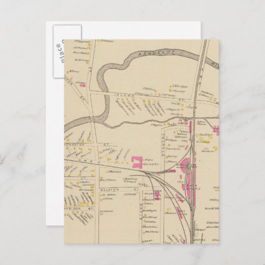 Keene, Ward 5 Postkarte (Vorne/Hinten)