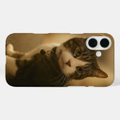 Keeno Golden Gaze iPhone 16 Fall Case-Mate iPhone Hülle (Rückseite (Horizontal))