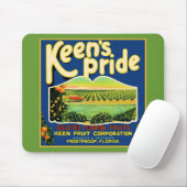 Keens stolzes, frostsicheres Florida-Etikett Mousepad (Mit Mouse)