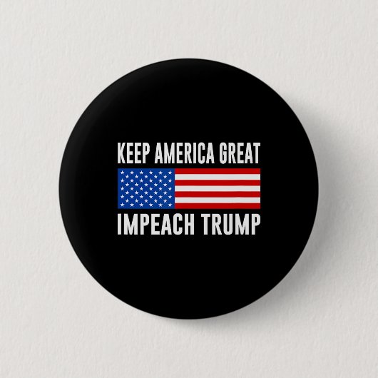 Keep America Great - Verklagt Trump - Button (Vorderseite)