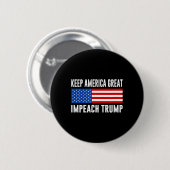 Keep America Great - Verklagt Trump - Button (Vorne & Hinten)