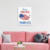 Keep America Trumpless V Leinwanddruck (Insitu (Wohnzimmer))