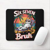 Keep Calm 67 Bruh Cat Vacation Cruise Trip Joke Ge Mousepad (Mit Mouse)