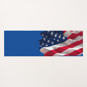 keep calm affirmational quote and vibrant flag yogamatte (Rückseite (Horizontal))