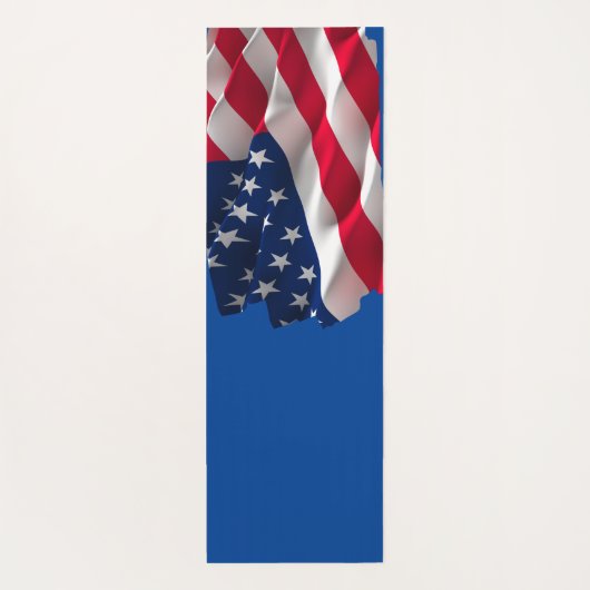 keep calm affirmational quote and vibrant flag yogamatte (Rückseite)