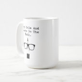 Keep Calm and Always Do The Math Fun Design Kaffeetasse (Vorderseite Links)