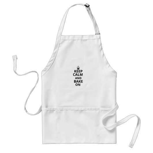 KEEP CALM AND BAKE ON Apron Schürze (Vorne)