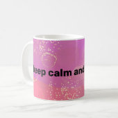 keep calm and be brave kaffeetasse (Vorderseite Links)