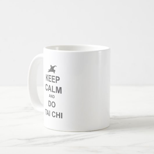 keep Calm and C Tai Chi Kaffeetasse (Vorderseite Links)