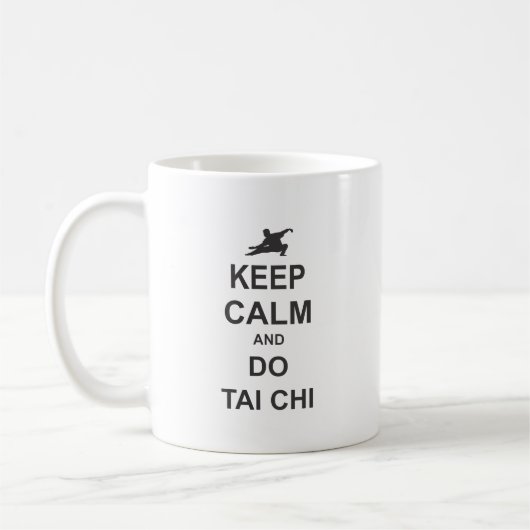 keep Calm and C Tai Chi Kaffeetasse (Links)
