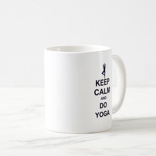 keep Calm and C Yoga Kaffeetasse (VorderseiteRechts)
