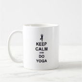 keep Calm and C Yoga Kaffeetasse (Links)