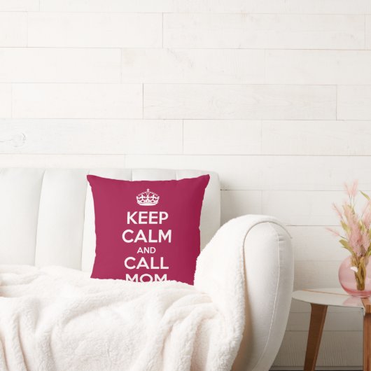 Keep Calm and Call Mom Kissen (Liege)