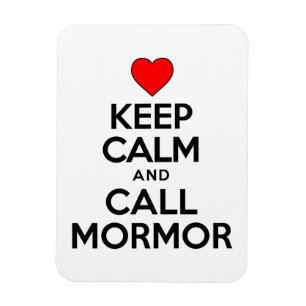 Keep Calm And Call Mormor Swedish Grandmother Magnet