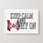 Keep Calm and Carney On Button (Vorderseite)