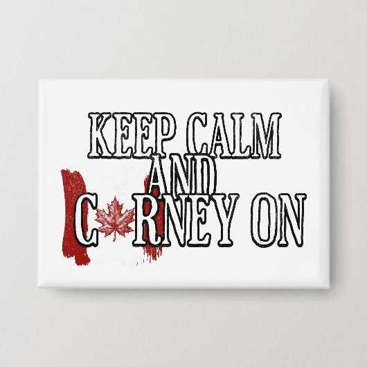 Keep Calm and Carney On Button (Vorderseite)