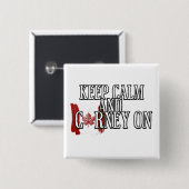 Keep Calm and Carney On Button (Vorne & Hinten)