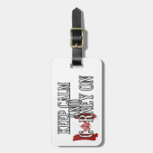 Keep Calm and Carney On Gepäckanhänger (Vorderseite vertikal)