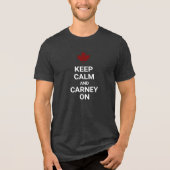 Keep Calm and Carney On Tri-Blend Shirt (Vorderseite)