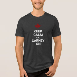 Keep Calm and Carney On Tri-Blend Shirt