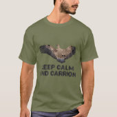 Keep calm and carrion T-Shirt (Vorderseite)