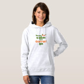 Keep Calm and Carrot On Hoodie (Vorne ganz)