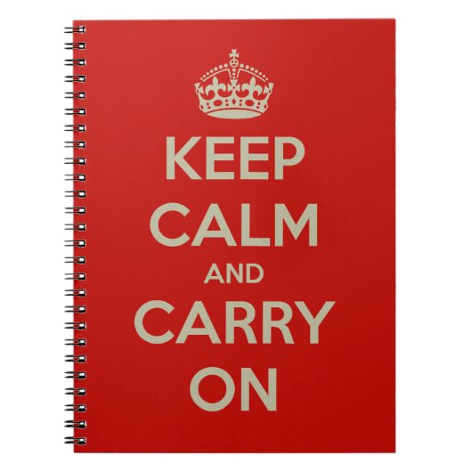 keep-calm-and-carry-on-10613 notizblock (Vorderseite)
