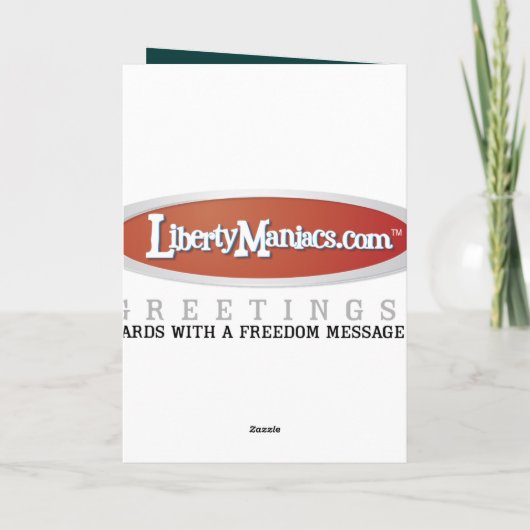 Keep Calm And Carry On Card Karte (Rückseite)