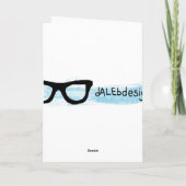 Keep calm and carry on greetings card - BABY BOY Karte (Rückseite)