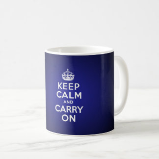 Keep calm and carry on kaffeetasse