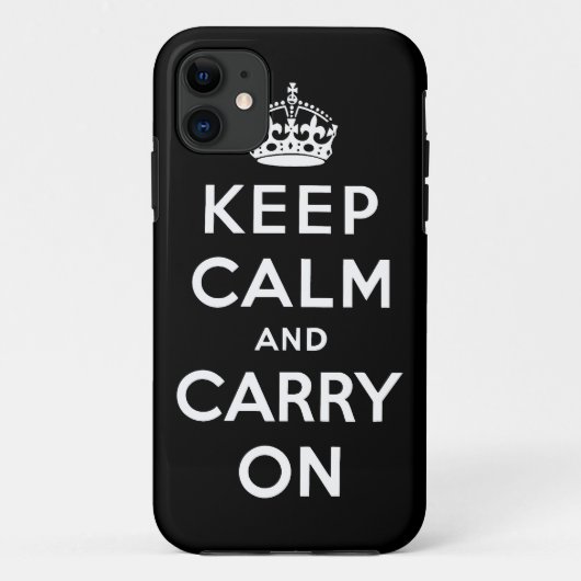 Keep Calm and Carry On, Original Case-Mate iPhone Hülle (Rückseite)