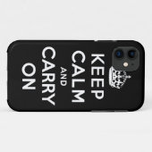 Keep Calm and Carry On, Original Case-Mate iPhone Hülle (Rückseite (Horizontal))