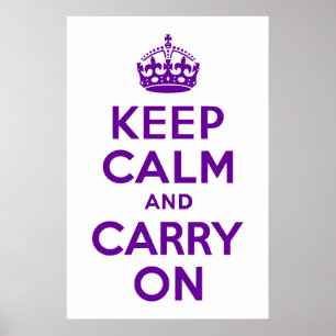 Keep Calm and Carry On Poster