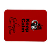 Keep Calm and Celebrate Ram Year 2027 Mg Magnet (Horizontal)