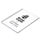 Keep Calm and Celebrate Ram Year 2027 NB1 Notizblock (Linke Seite)