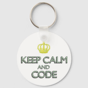 Keep Calm and Code Schlüsselanhänger