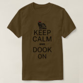 Keep Calm and Dook On Ferret T-Shirt (Design vorne)
