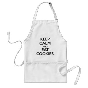 Keep Calm and Eat Cookies Apron Schürze