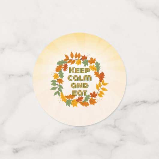 Keep calm and eat konfetti (Klein Vorderseite)