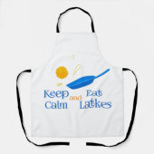 Keep Calm and Eat Latkes Schürze (Vorderseite)