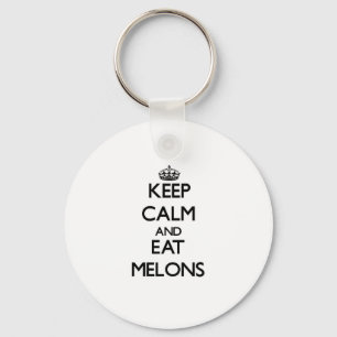 Keep calm and eat Melons Schlüsselanhänger