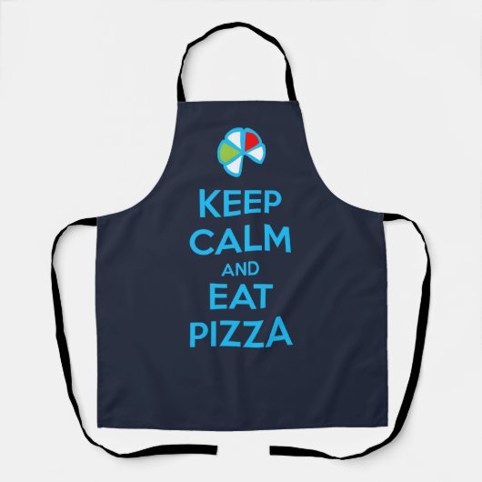 Keep Calm and Eat Pizza 1 Schürze (Vorderseite)