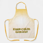 Keep calm and eat schürze (Vorderseite)