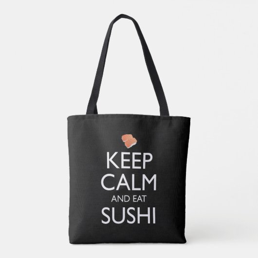 Keep Calm And Eat Sushi Tasche (Rückseite)