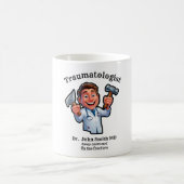 Keep calm and fix the fracture TRAUMATOLOGIST MD Kaffeetasse (Mittel)