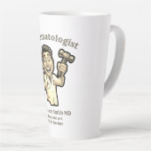 Keep calm and fix the fracture TRAUMATOLOGIST MD Milchtasse (Rechte Ecke)